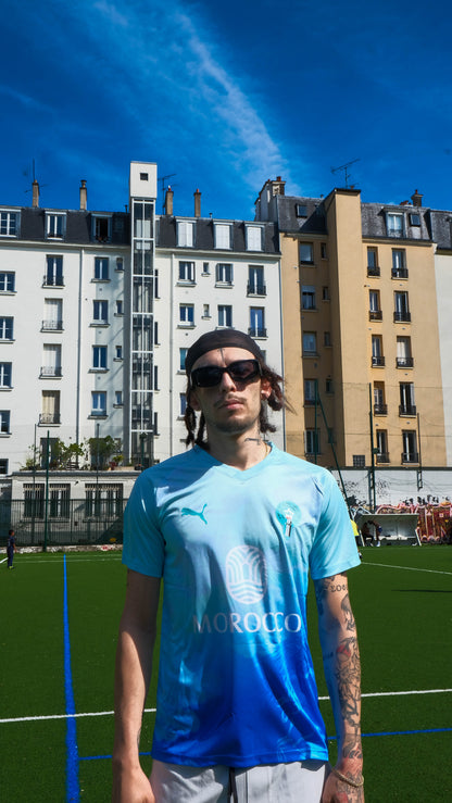 Maroc – Maillot Concept 2025 – Bleu & Cyan