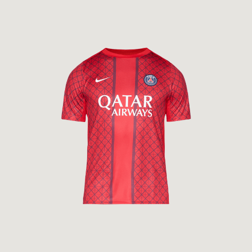 Paris Saint-Germain – Maillot Pré-Match 2025/2026 – Rouge & Bleu Nuit
