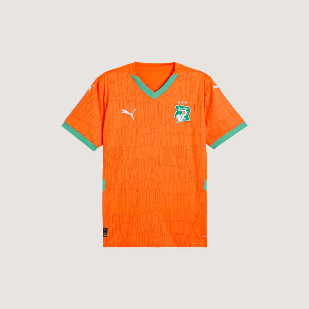 Côte d’Ivoire - Maillot Domicile 24/25 - Orange, Vert