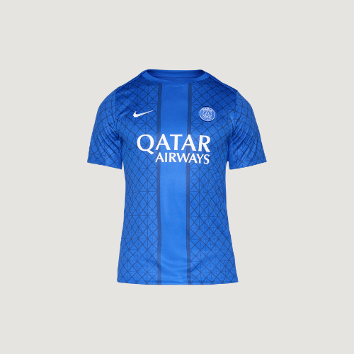 Paris Saint-Germain – Maillot Pré-Match 2025/26 – Bleu Électrique, Marine