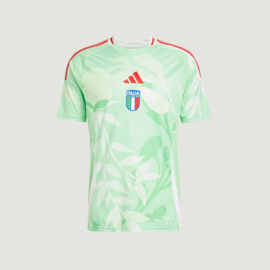 Italie – Maillot Extérieur 2025/26 (Équipe Féminine) – Vert Clair, Blanc & Rouge
