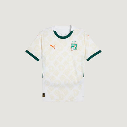 Côte d’Ivoire - Maillot Extérieur 24/25 - Blanc, Vert