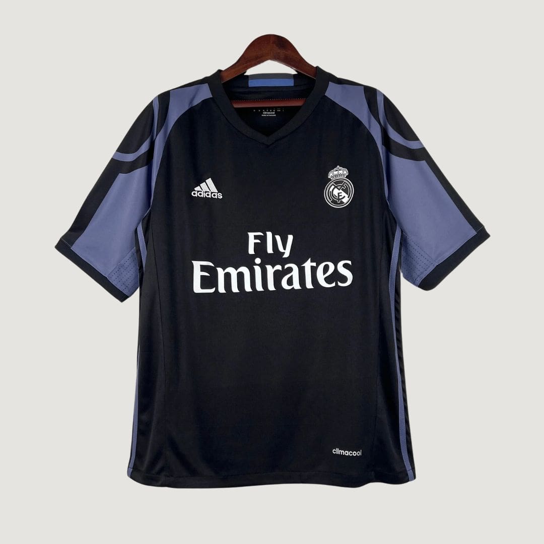 Real Madrid - Maillot Rétro extérieur 2016/2017 - Noir, Violet