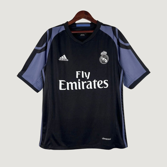 Real Madrid - Maillot Rétro extérieur 2016/2017 - Noir, Violet