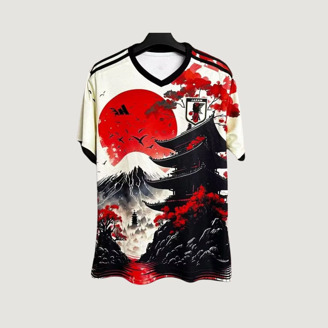 Japon - Maillot Concept - Noir, Blanc, Rouge