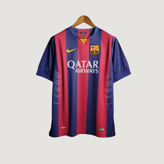 FC Barcelone - Maillot Rétro 14/15 - Bleu, Rouge
