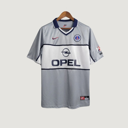 Paris Saint Germain ( PSG )  - Maillot Rétro 2000 - Gris