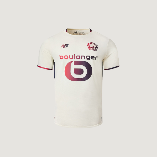 LOSC Lille – Maillot Extérieur 25/26 – Blanc, Granat