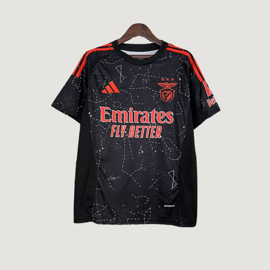 S.L. Benfica - Maillot Extérieur 24/25 - Noir, Rouge