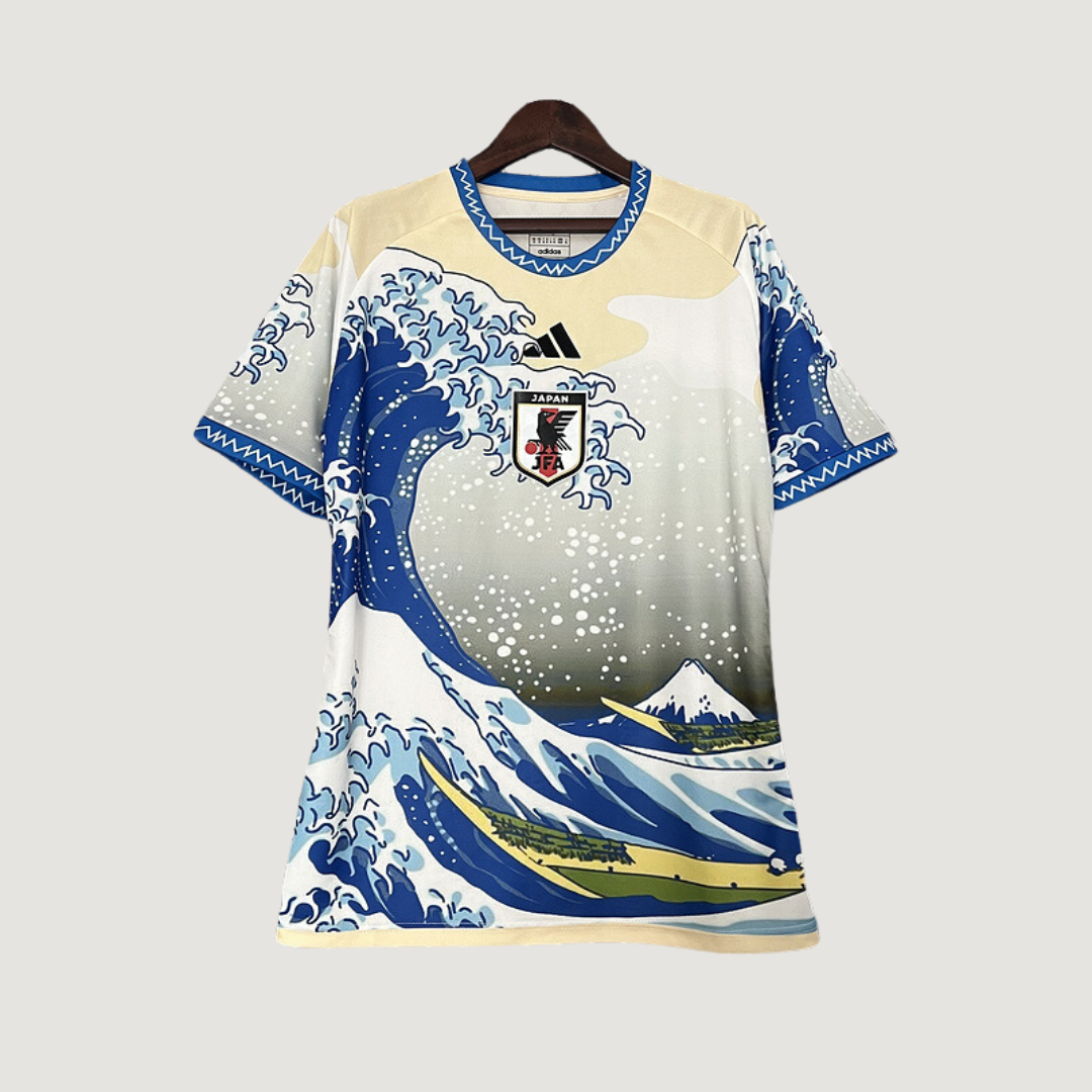 Japon - Maillot Concept - Bleu, Beige
