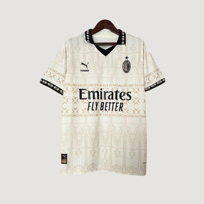 AC Milan - Maillot x PLEASURES Forth  - Crème, Noir ( Fan )