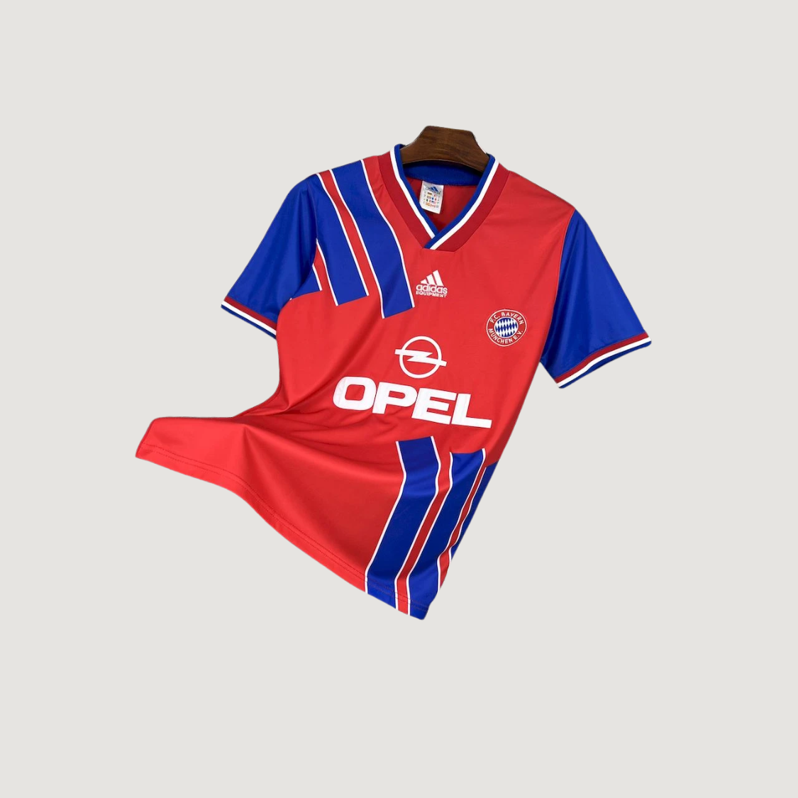 Bayern Munich – Maillot Retro 1993/95 – Rouge & Bleu