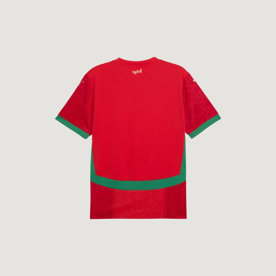 Maroc - Maillot Domicile 24/25 - Rouge, Vert