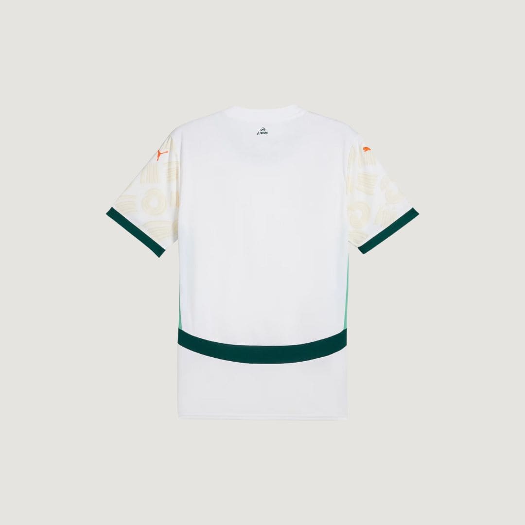 Côte d’Ivoire - Maillot Extérieur 24/25 - Blanc, Vert