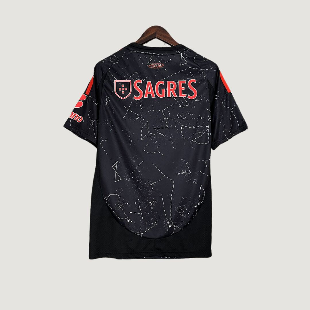 S.L. Benfica - Maillot Extérieur 24/25 - Noir, Rouge