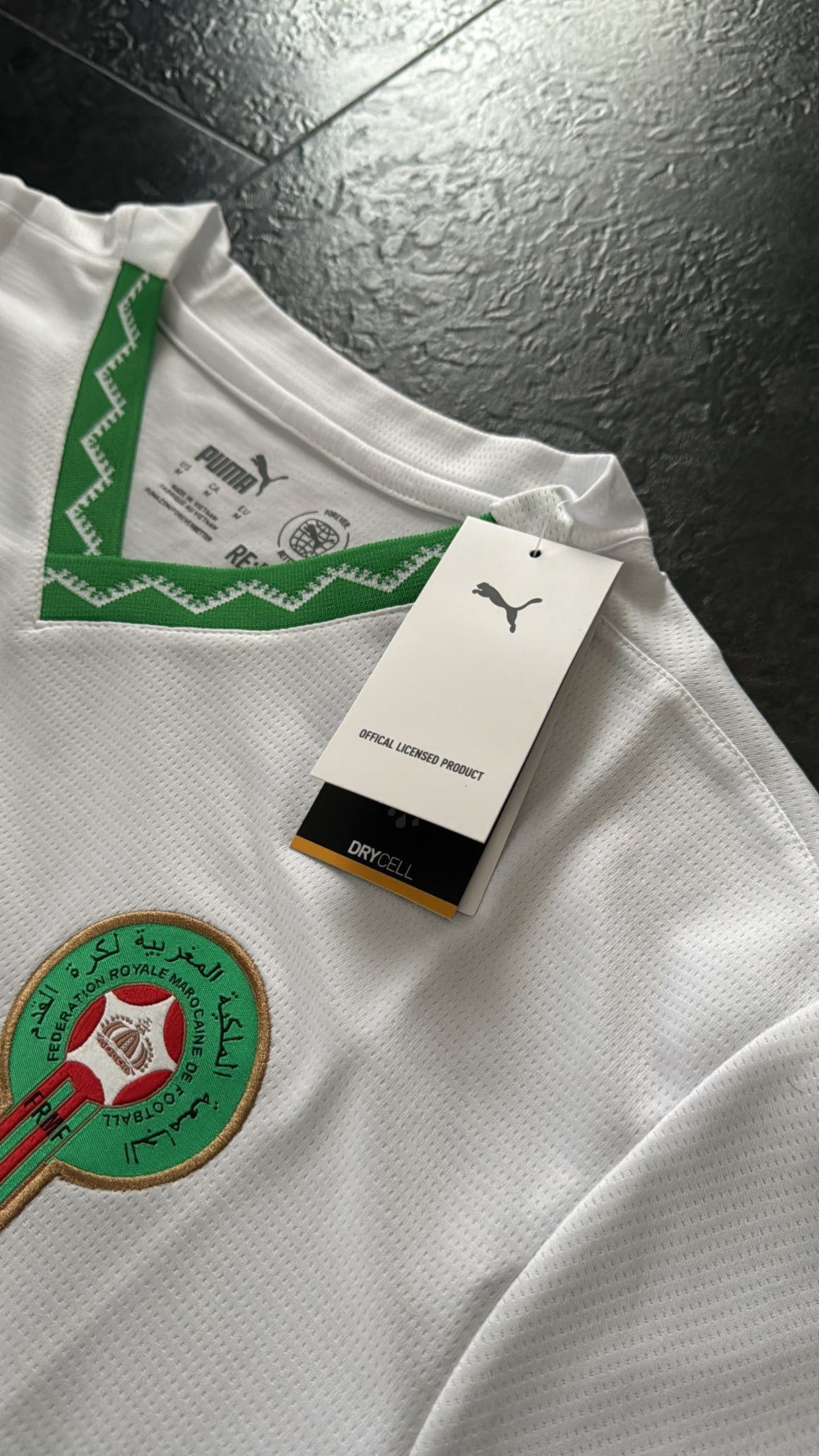 Maroc - Maillot Extérieur 24/25 - Blanc, Vert, Rouge