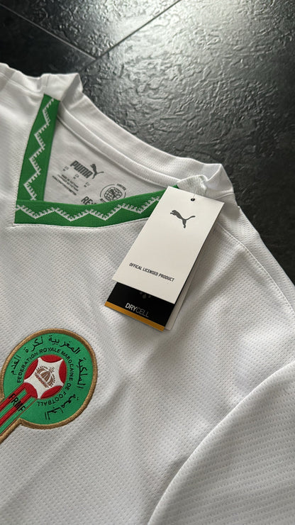 Maroc - Maillot Extérieur 24/25 - Blanc, Vert, Rouge
