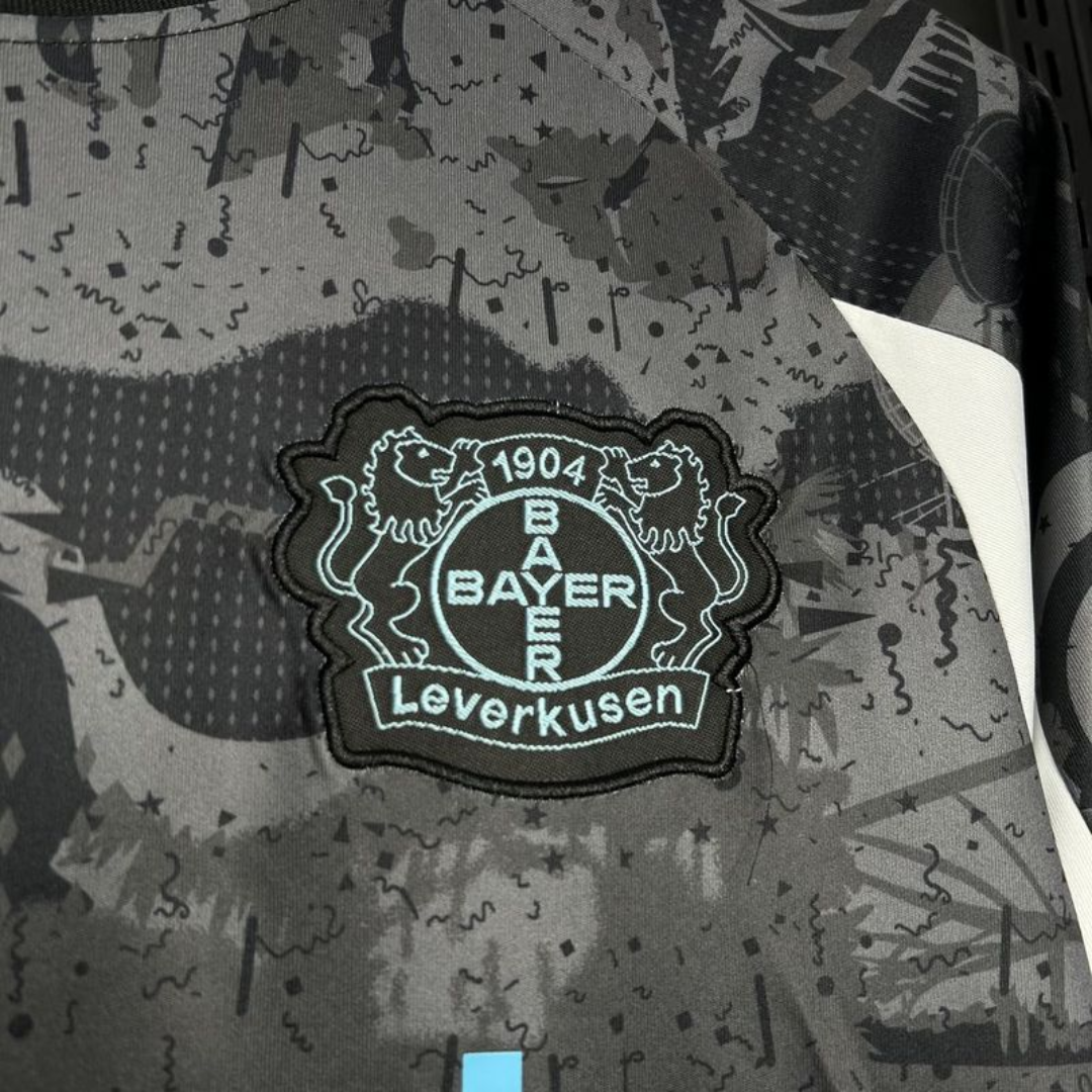 Bayer 04 Leverkusen - Maillot Third 24/25 - Noir, Bleu