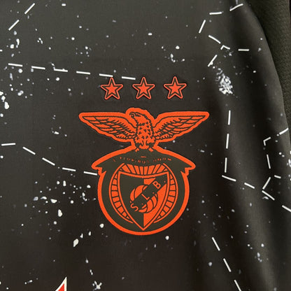 S.L. Benfica - Maillot Extérieur 24/25 - Noir, Rouge