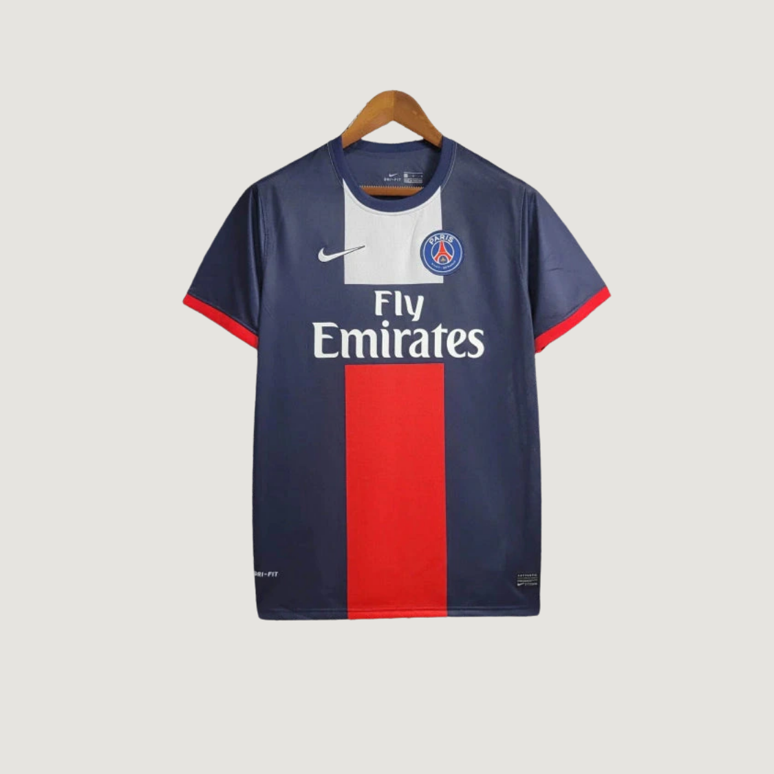 Paris Saint-Germain – Maillot Domicile 2013/14 – Bleu Marine, Rouge (Rétro)