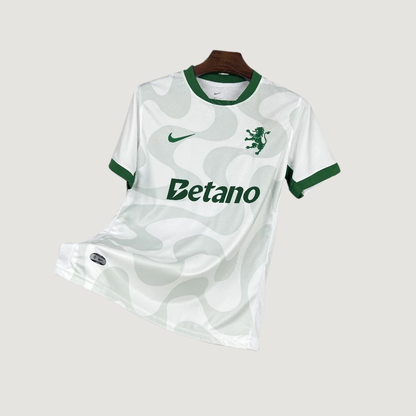 Sporting Portugal – Maillot Alternatif 2025/26 – Blanc & Vert
