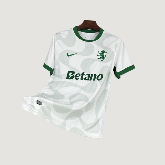 Sporting Portugal – Maillot Alternatif 2025/26 – Blanc & Vert