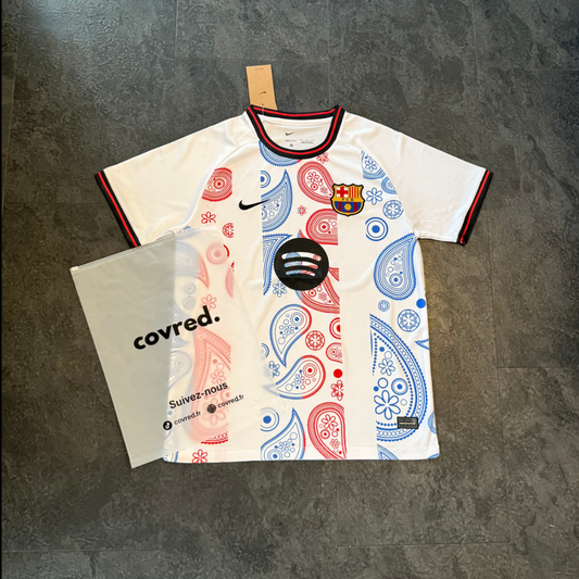 FC Barcelone – Maillot Concept 2025/26 – Blanc, Rouge, Bleu