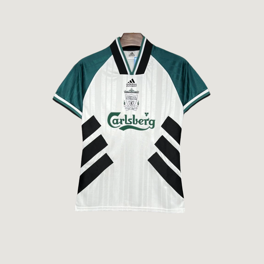 Liverpool – Maillot Rétro 1993/95 – Blanc, Vert
