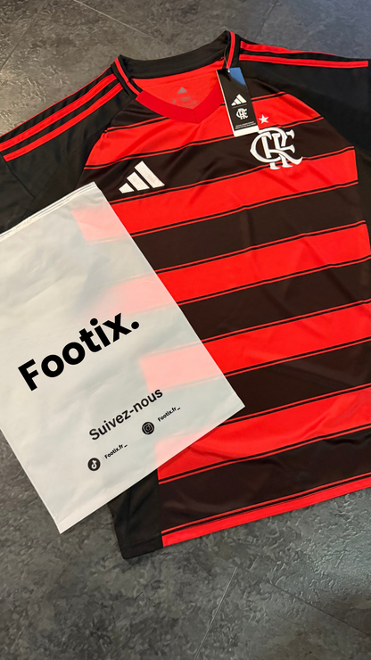 Flamengo – Maillot Domicile 2025/2026 – Rouge et Noir