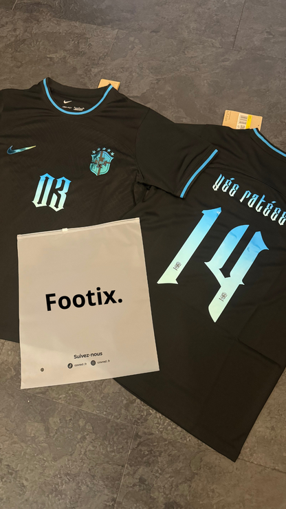 Brésil - Maillot Concept - Noir, Bleu