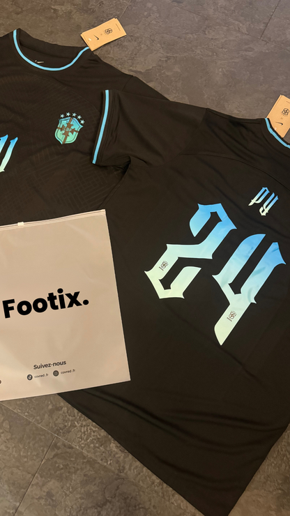 Brésil - Maillot Concept - Noir, Bleu