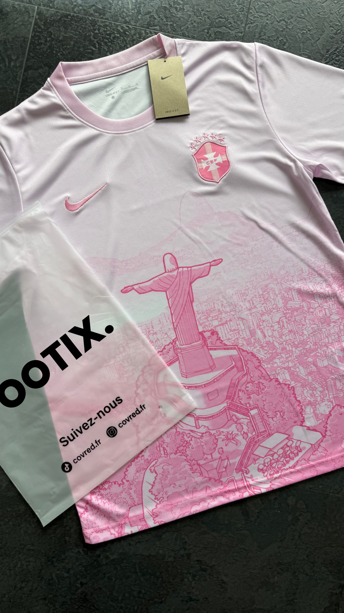 Brésil – Maillot Concept 25/26 – Rose