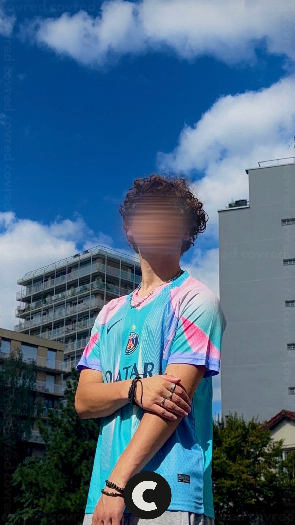 Paris Saint-Germain – Maillot Concept 2025/26 – Bleu pastel