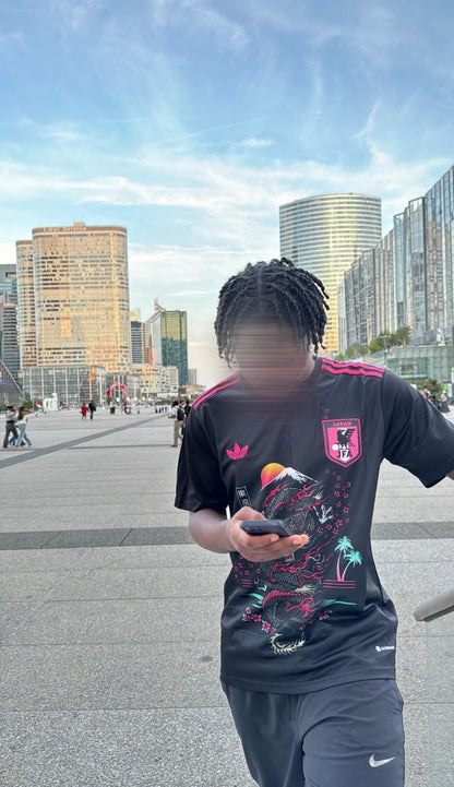 Japon - Concept - Rose, Noir ( Fan )