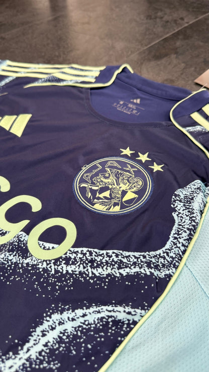 Ajax Amsterdam – Maillot Extérieur 2025/26 – Bleu
