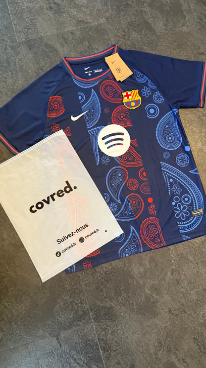 FC Barcelone – Maillot Concept 2025 – Bleu marine,clair , Rouge