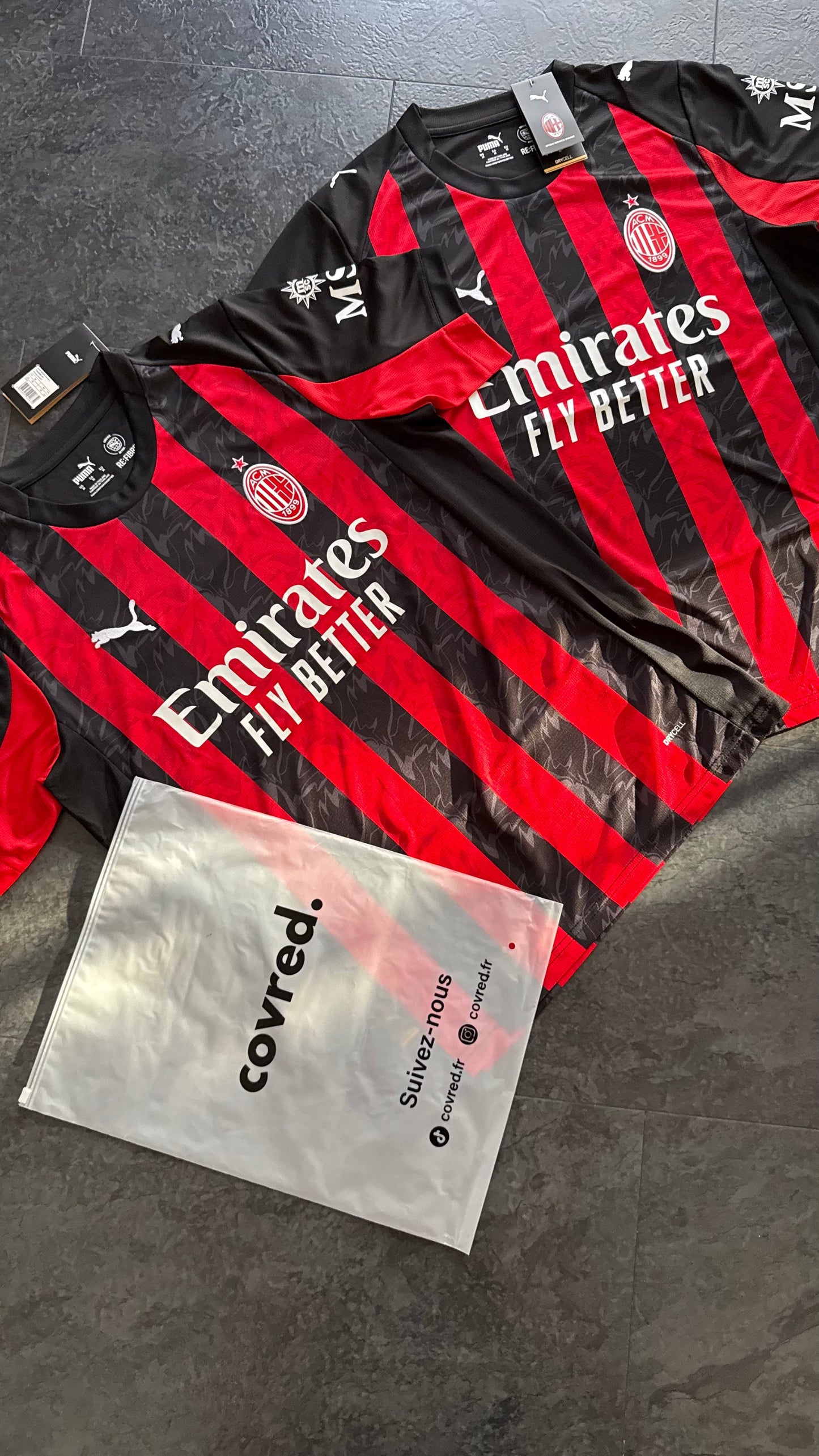 AC Milan – Maillot Domicile 2025/26 – Rouge & Noir
