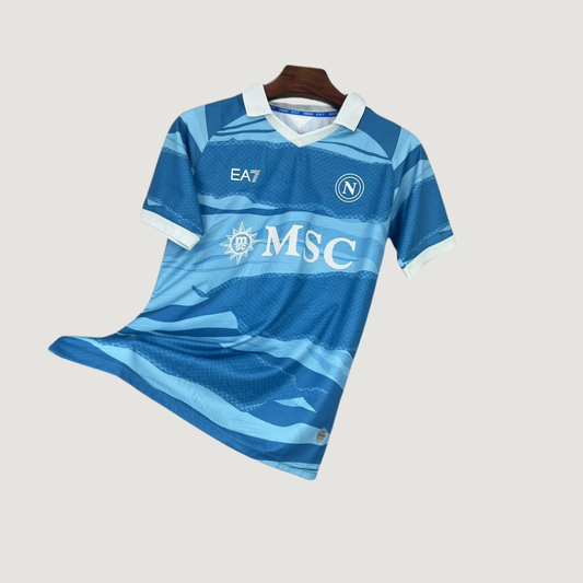 SSC Napoli – Maillot Extérieur 2025/26 – Bleu Ciel, Blanc