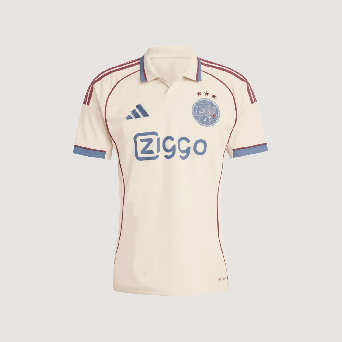 Ajax – Maillot Third 2025/26 – Beige, Bleu