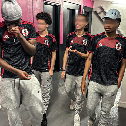 Japon - Maillot Concept - Noir, Rouge